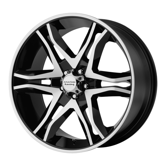 American Racing AR893 MAINLINE 17X8 25 6X135/6X5.3 Gloss Black Machined