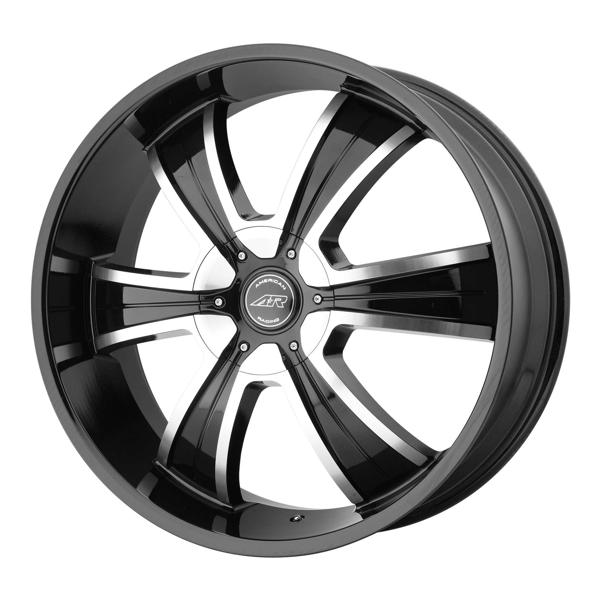 American Racing AR894 24X9 38 BLANK/BLANK Gloss Black Machined