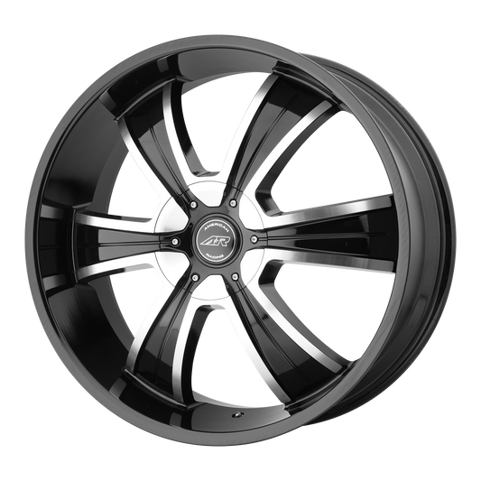 American Racing AR894 24X9 38 BLANK/BLANK Gloss Black Machined
