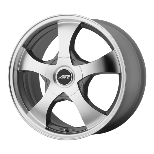 American Racing AR895 14X6 35 5X108/5X114.3/5X4.25/4.5 Dark Silver Machined