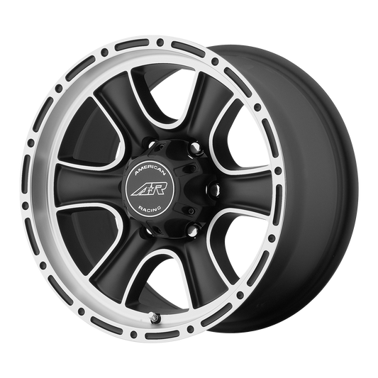 American Racing AR902 16X8 0 5X114.3/5X4.5 Satin Black Machined