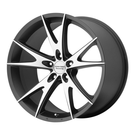 American Racing AR903 17X8 38 5X120/5X4.72 Gloss Black Machined