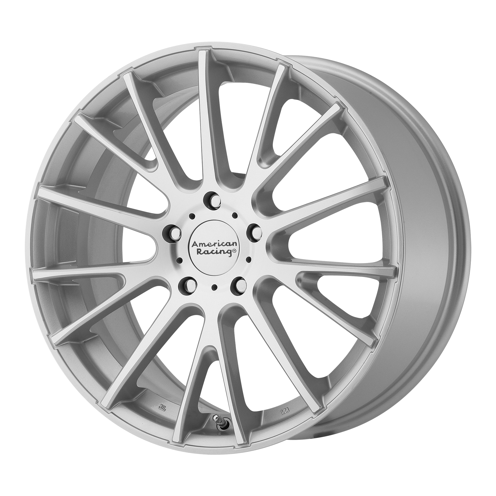 American Racing AR904 18X8 45 5X114.3/5X4.5 Bright Silver Machined Face
