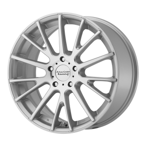 American Racing AR904 17X7 40 5X114.3/5X4.5 Bright Silver Machined Face