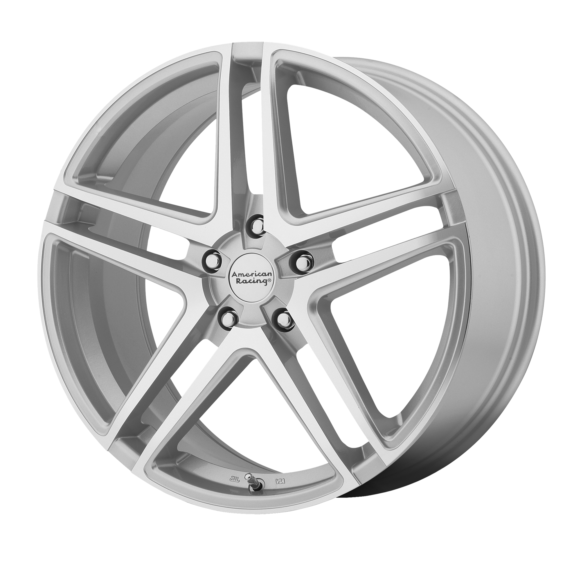 American Racing AR907 18X8 40 5X114.3/5X4.5 Bright Silver Machined Face