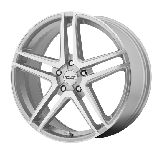 American Racing AR907 18X8 40 5X114.3/5X4.5 Bright Silver Machined Face