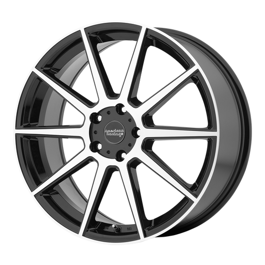 American Racing AR908 17X7.5 42 5X114.3/5X4.5 Gloss Black Machined Face