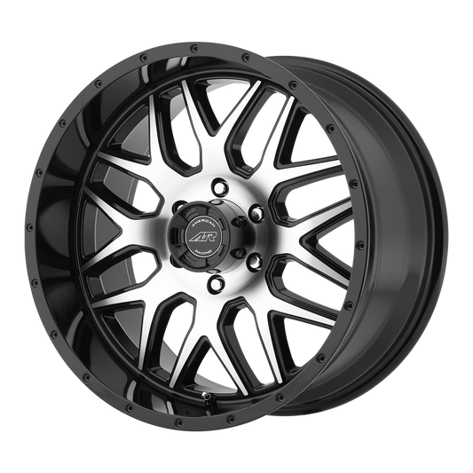 American Racing AR910 18X9 18 6X139.7/6X5.5 Gloss Black Machined