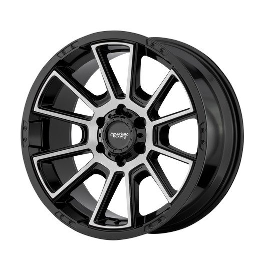 American Racing AR933 INTAKE 18X8.5 18 5X127/5X5.0 Gloss Black Machined