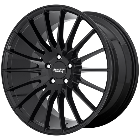 American Racing AR934 FASTLANE 20X8.5 25 5X115/5X115 Gloss Black