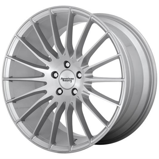 American Racing AR934 FASTLANE 20X8.5 25 5X115/5X115 Brushed Silver