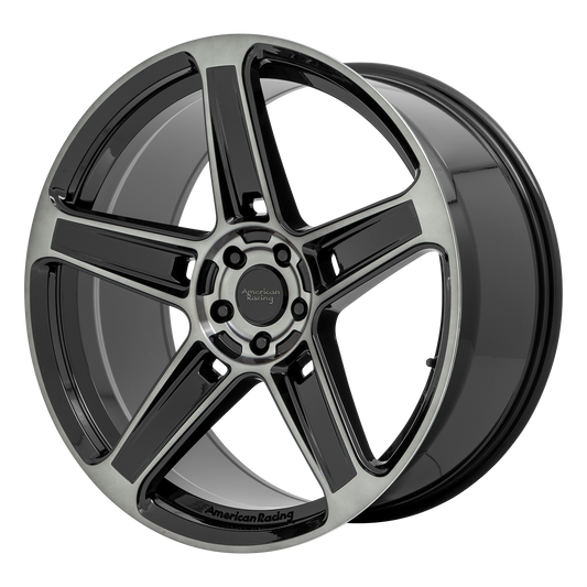 American Racing AR936 HELLION 20X9.5 15 5X115/5X115 Gloss Black With Gray Tint