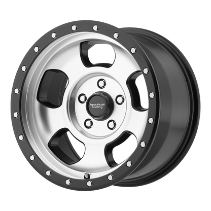 American Racing AR969 ANSEN OFFROAD 17X8 0 6X139.7 SATIN BLACK MACHINED