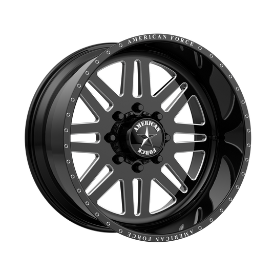 AMERICAN FORCE LIBERTY SS 22x16 6x135.00 GLOSS BLACK MACHINED (-101 mm)