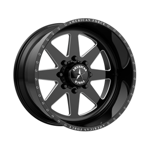 AMERICAN FORCE INDEPENDENCE SS 22x12 8x180.00 GLOSS BLACK MACHINED (-40 mm)