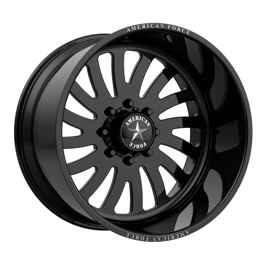 AMERICAN FORCE OCTANE SS 22x16 8x165.10 GLOSS BLACK MACHINED (-99 mm)