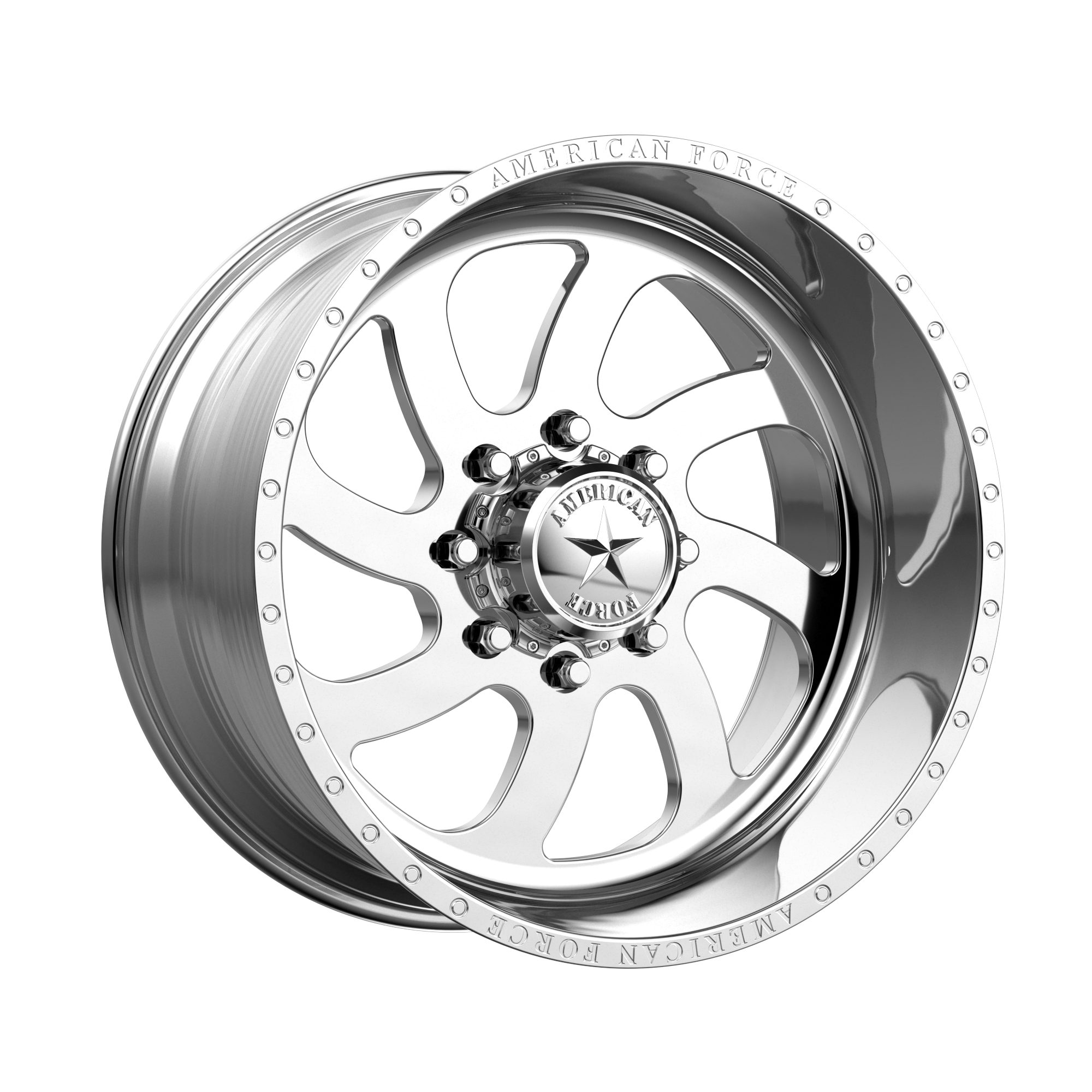 American Force AFW 76 BLADE SS 22x10 -18 5x127/5x5.0 Polished