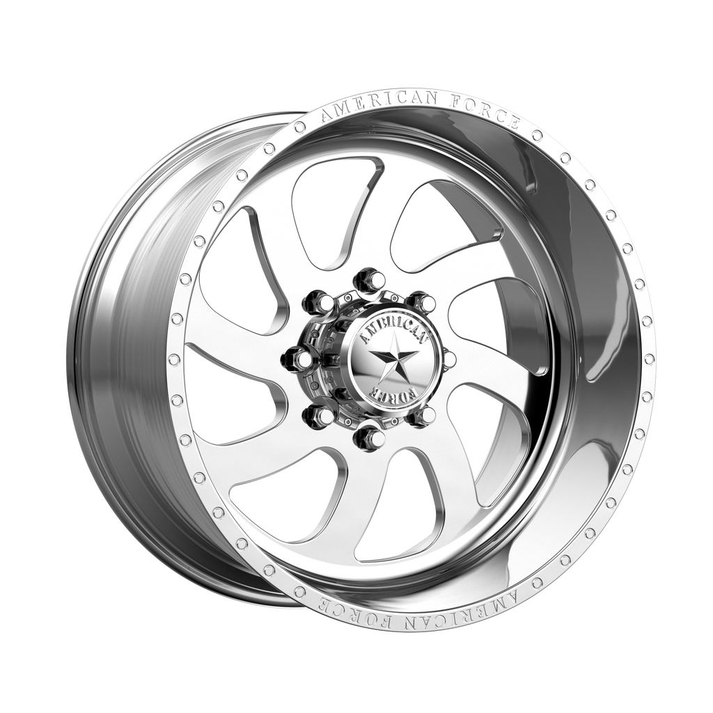 American Force AFW 76 BLADE SS 20X10 -25 8X165.1 POLISHED