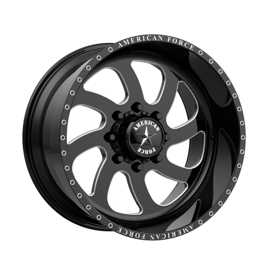 AMERICAN FORCE BLADE SS 22x10 6x139.70 GLOSS BLACK MACHINED (25 mm)