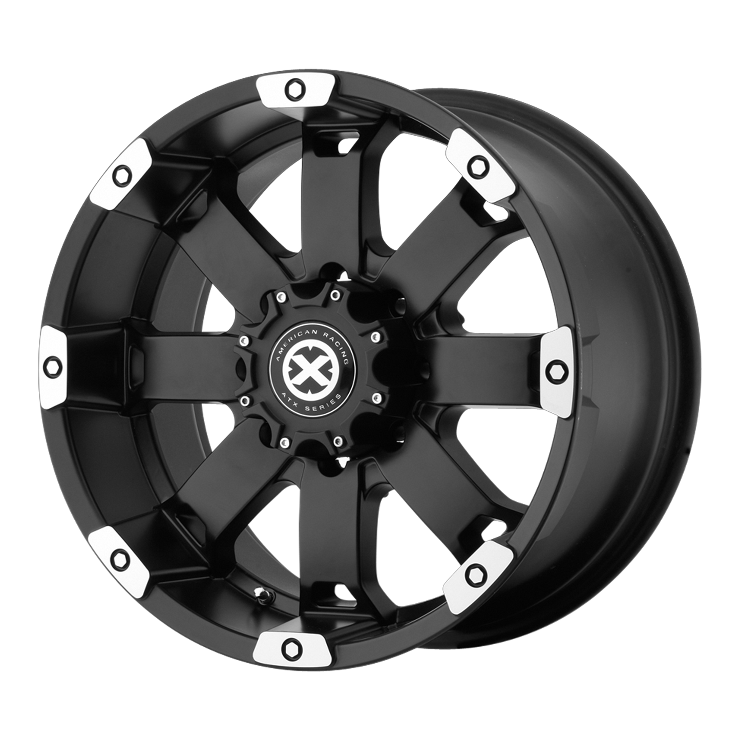 ATX Series AX185 CRAWL 17X8 0 6X139.7/6X5.5 Matte Black Machined