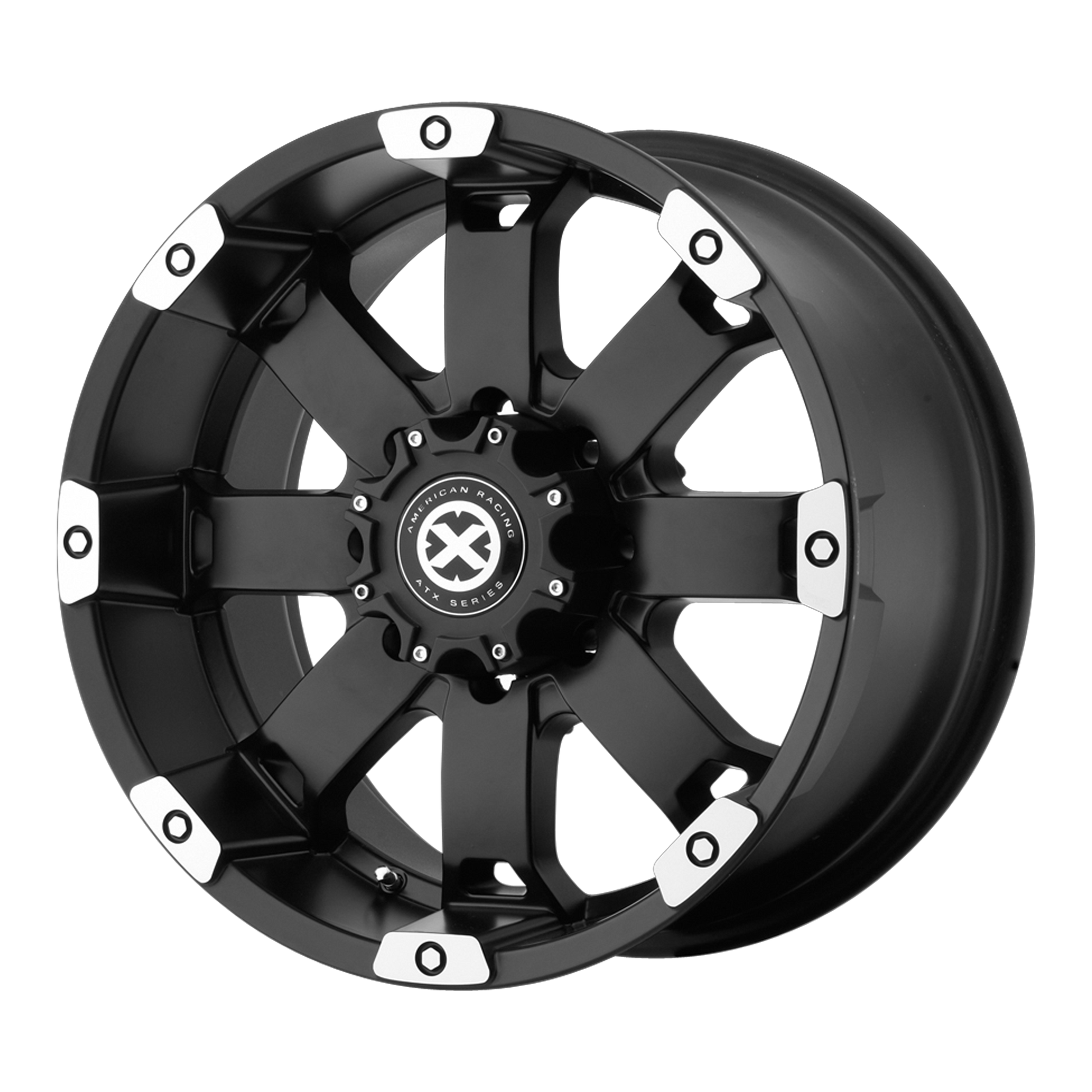 ATX Series AX185 CRAWL 17X8 0 6X139.7/6X5.5 Matte Black Machined