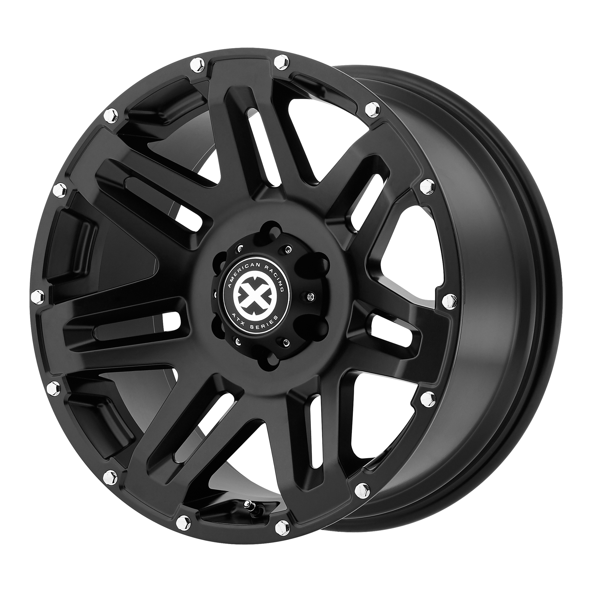 ATX Series AX200 YUKON 17X9 18 6X139.7 CAST IRON BLACK