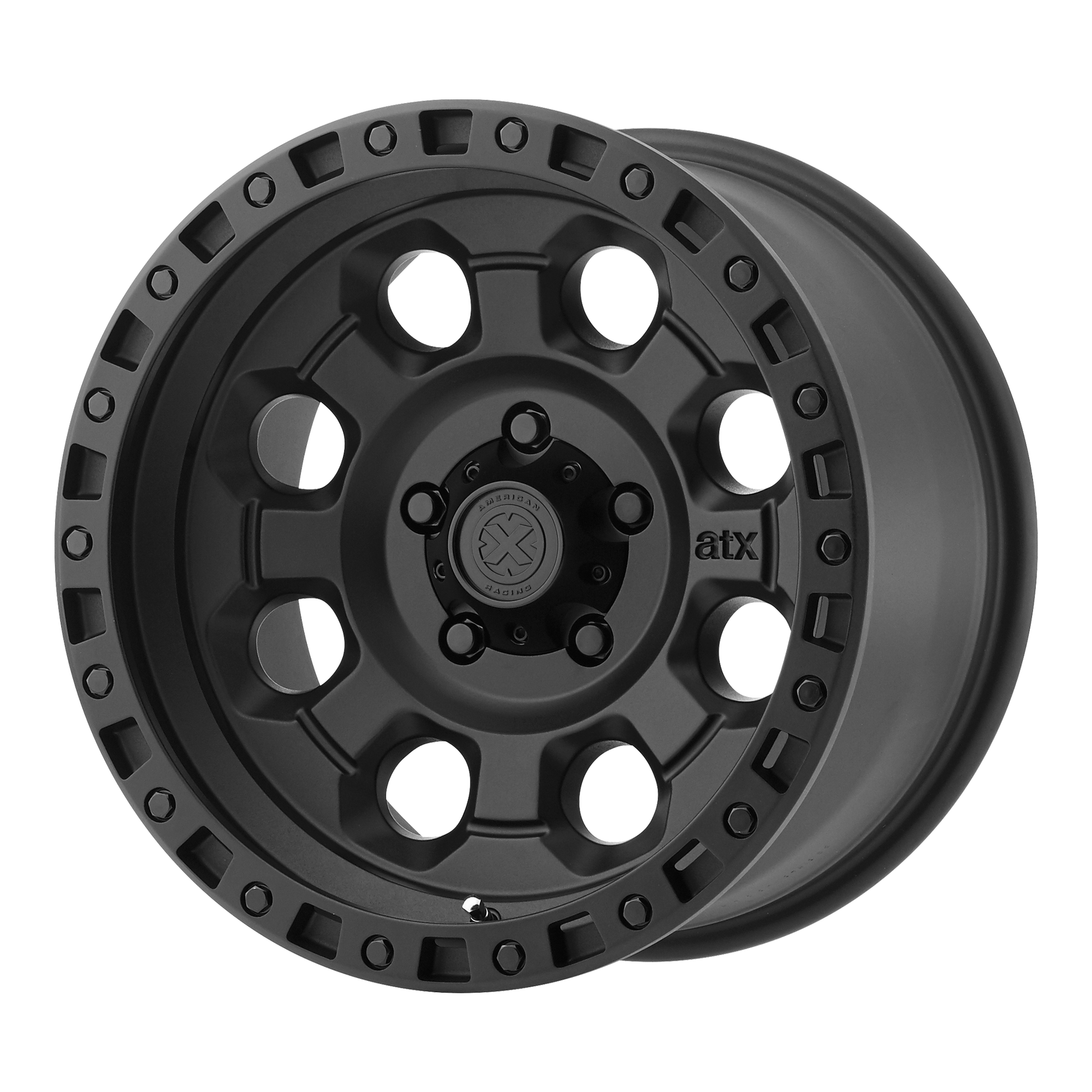 ATX Series AX201 17X9 -12 8X165.1/8X6.5 Cast Iron Black