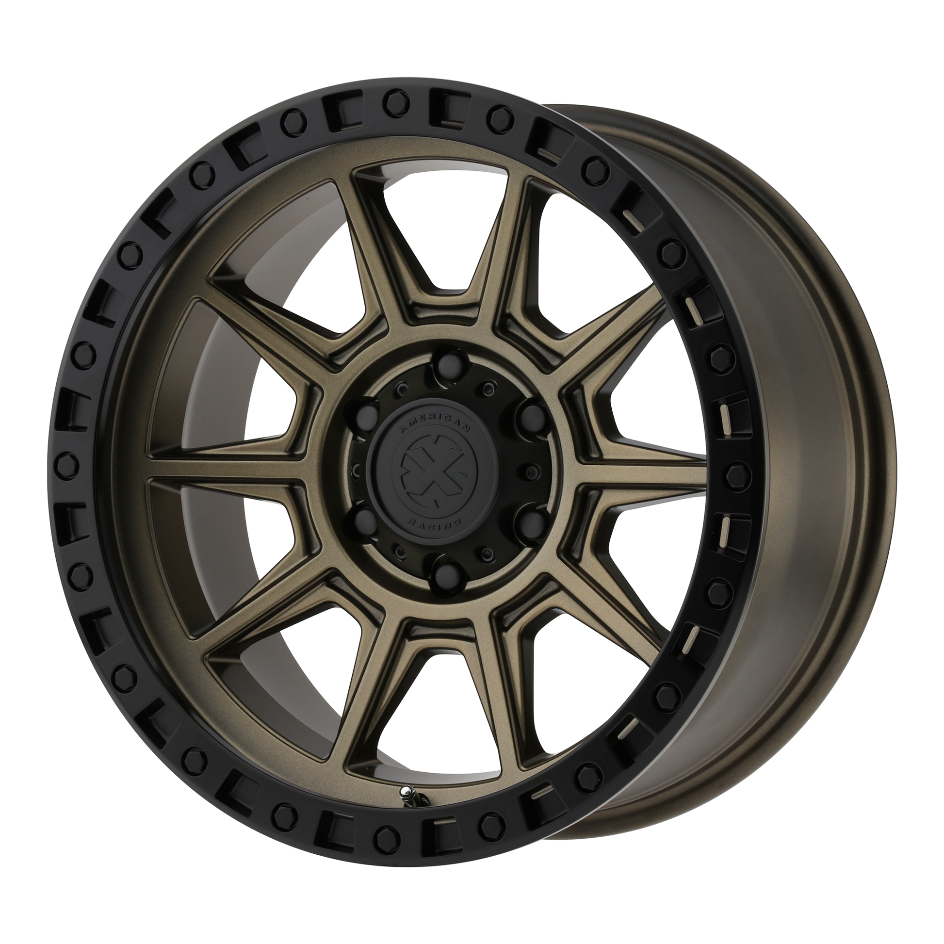 ATX Series AX202 18X9 0 6X139.7/6X5.5 Matte Bronze With Black Lip