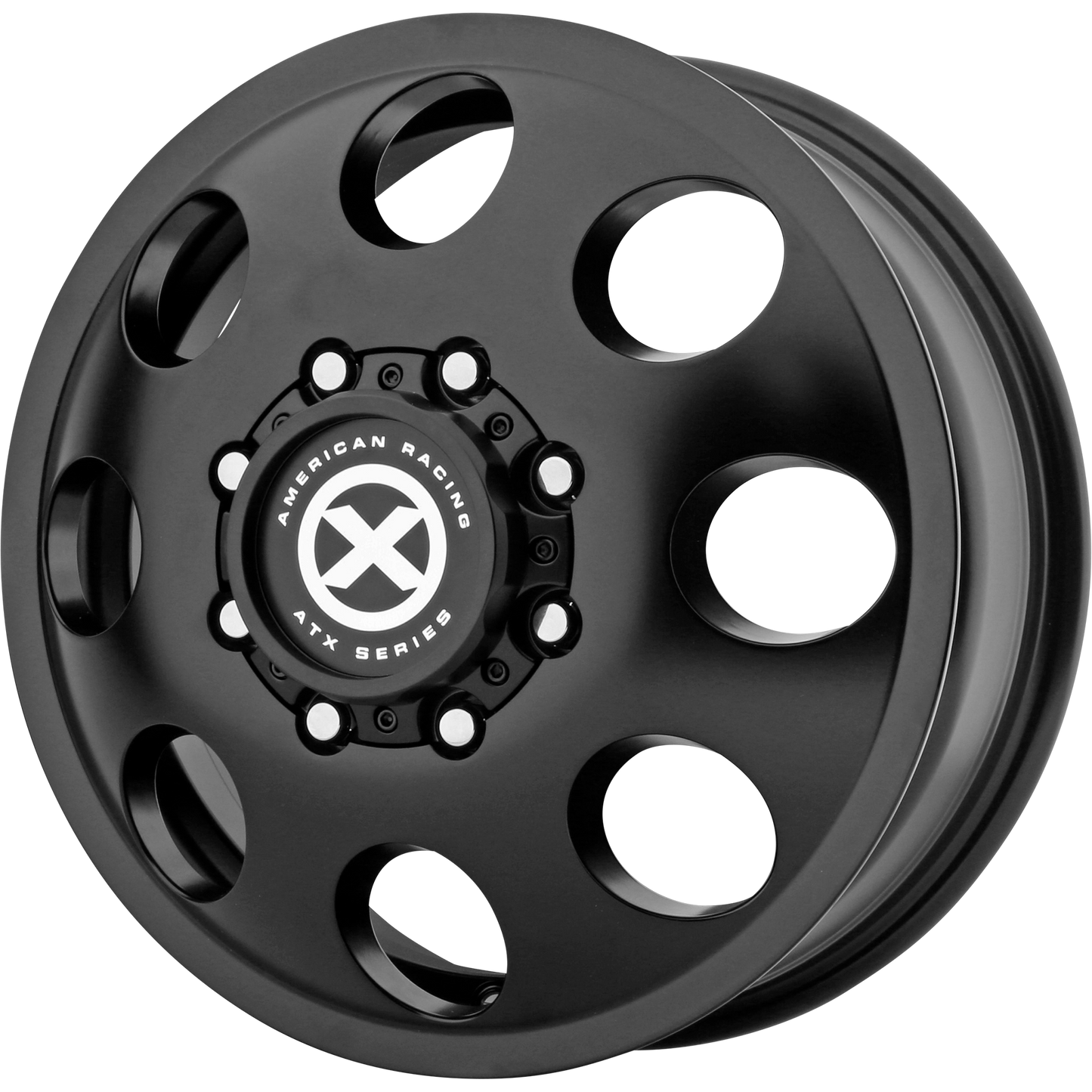 ATX Series AX204 BAJA DUALLY 17X6 111 8X165.1/8X6.5 Satin Black - Front