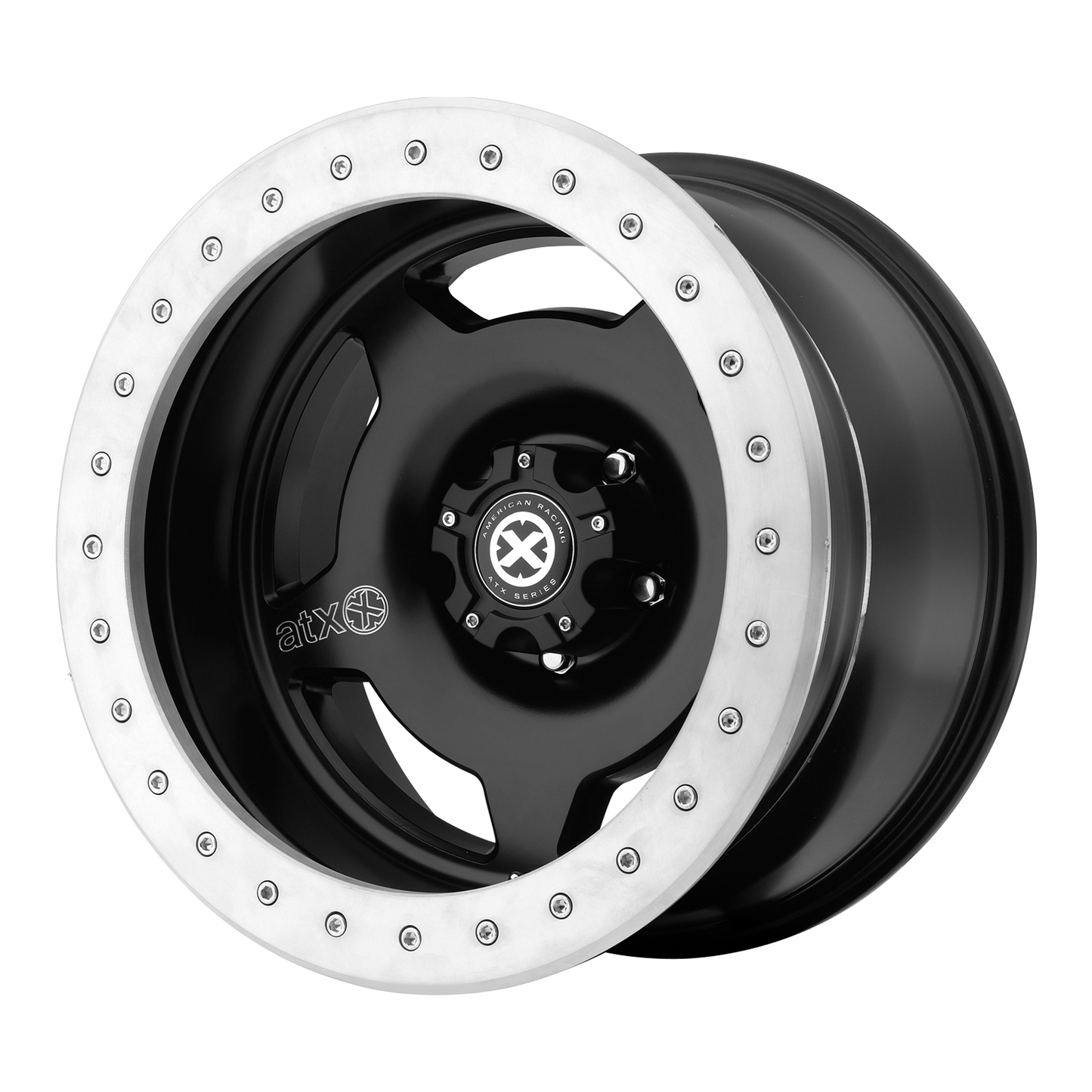 ATX Series AX756 SLAB 18X9 -38 5X127/5X5.0 Satin Black