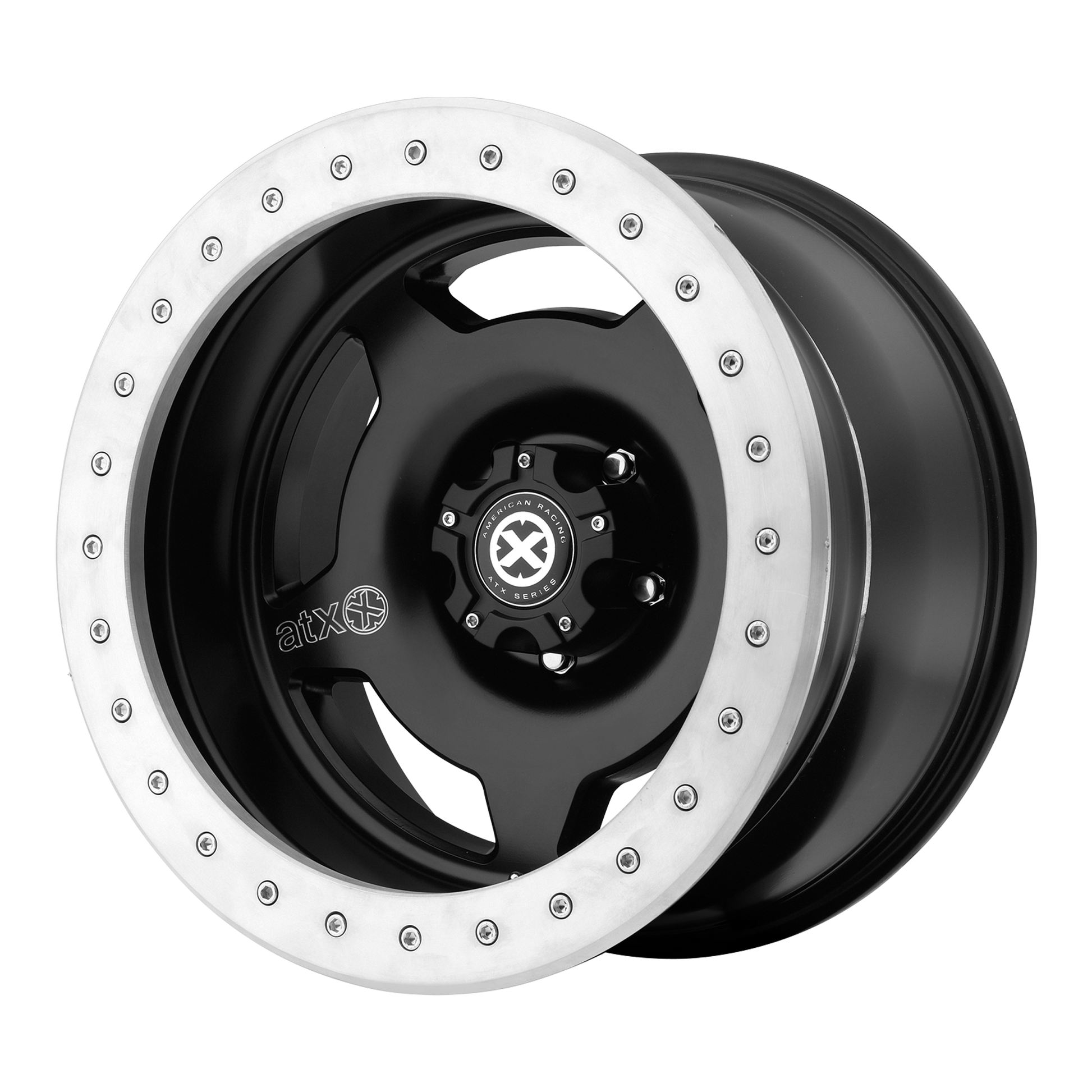 ATX Series AX756 SLAB 18X9 -38 5X127/5X5.0 Satin Black