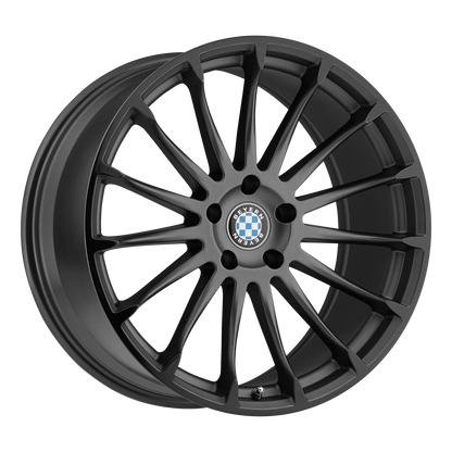 Beyern AVIATIC 20X9 20 5X120/5X4.72 MATTE GUNMETAL W/ GLOSS BLACK LIP