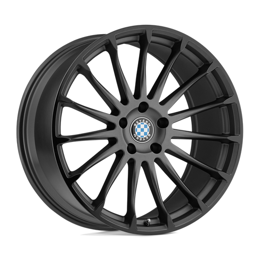 Beyern AVIATIC 18X9.5 45 5X120/5X4.72 MATTE GUNMETAL W/ GLOSS BLACK LIP