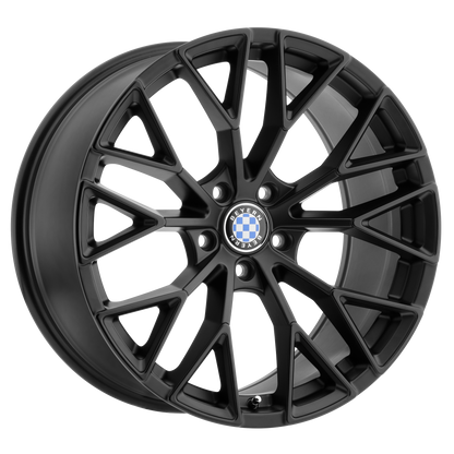 Beyern ANTLER 20X9 20 5X120/5X4.72 DOUBLE BLACK - MATTE BLACK W/ GLOSS BLACK FACE