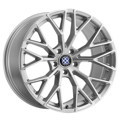 Beyern ANTLER 20X9 20 5X120/5X4.72 SILVER W/ MIRROR CUT FACE