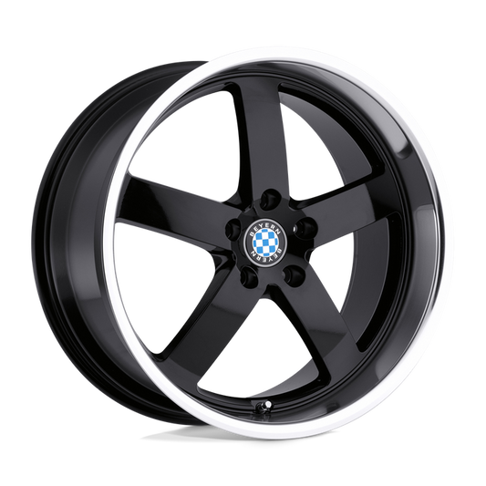 Beyern RAPP 19X8.5 15 5X120/5X4.72 GLOSS BLACK W/ MIRROR CUT LIP
