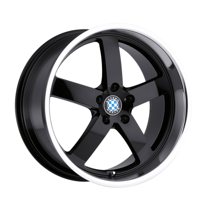 Beyern RAPP 20X8.5 30 5X120/5X4.72 GLOSS BLACK W/ MIRROR CUT LIP