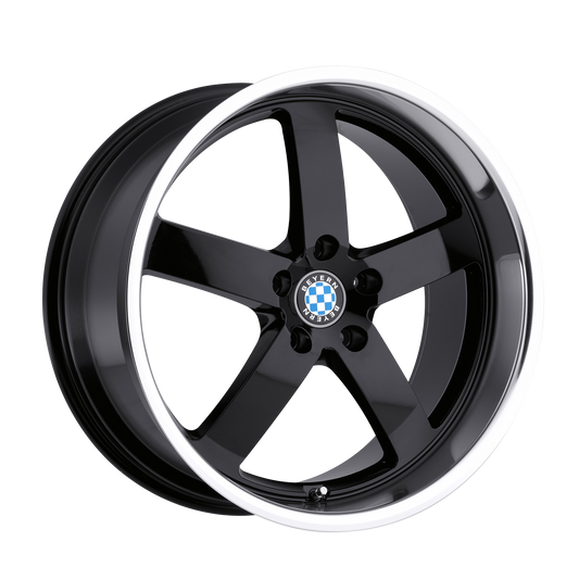 Beyern RAPP 20X8.5 30 5X120/5X4.72 GLOSS BLACK W/ MIRROR CUT LIP