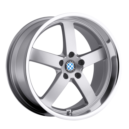 Beyern RAPP 19X8.5 15 5X120/5X4.72 SILVER W/ MIRROR CUT LIP