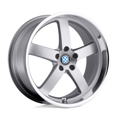 Beyern RAPP 18X8.5 30 5X120/5X4.72 SILVER W/ MIRROR CUT LIP
