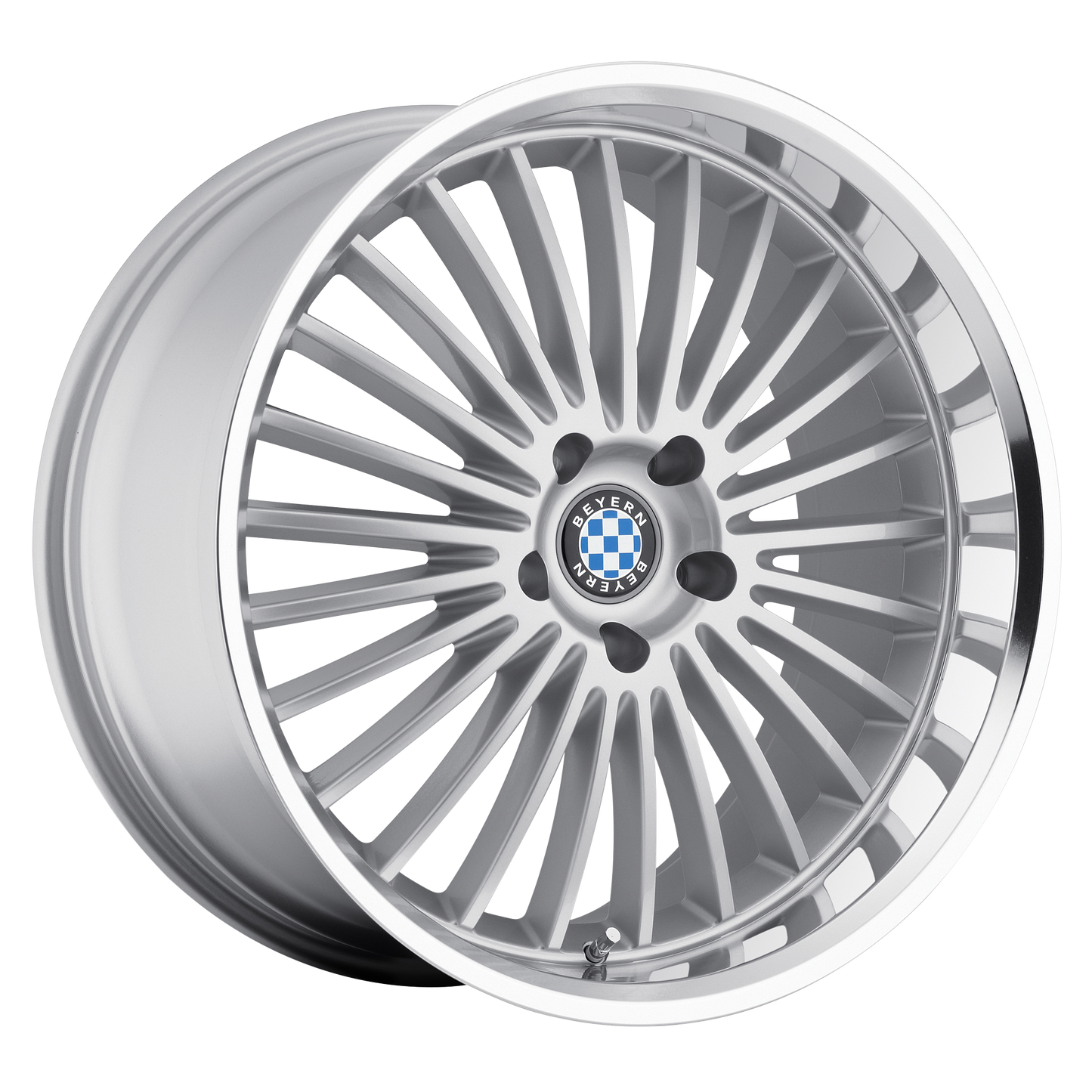 Beyern MULTI 22X9.5 20 5X120/5X4.72 SILVER W/ MIRROR CUT LIP