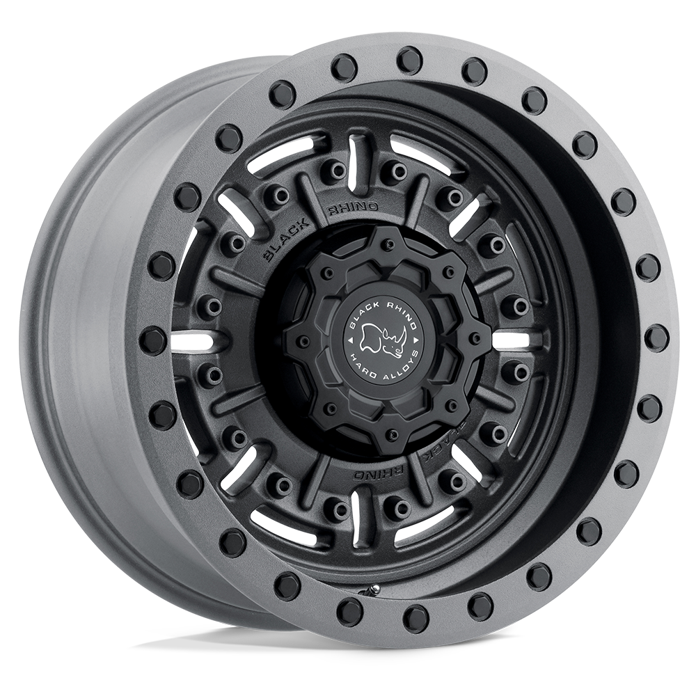 Black Rhino ABRAMS 18X9.5 12 6X114.3/6X4.5 TEXTURED MATTE GUNMETAL