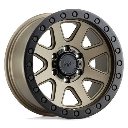 Black Rhino BAKER 17X8.5 -18 6X139.7/6X5.5 MATTE BRONZE W/ BLACK RING