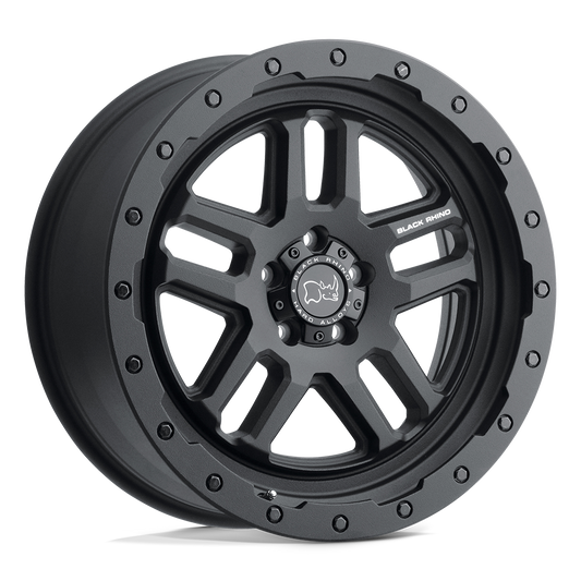 Black Rhino BARSTOW 20X9.5 12 6X139.7/6X5.5 TEXTURED MATTE BLACK