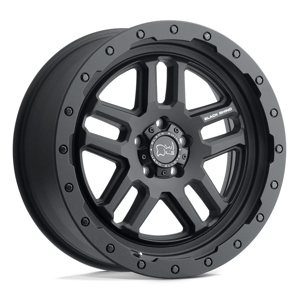 Black Rhino BARSTOW 18X8 38 6X130/6X130 TEXTURED MATTE BLACK