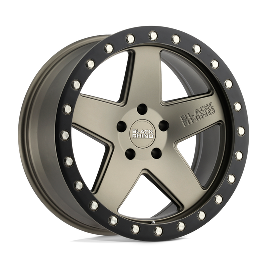 Black Rhino CRAWLER 17X9.5 0 5X139.7/5X5.5 MATTE BRONZE W/ BLACK RING
