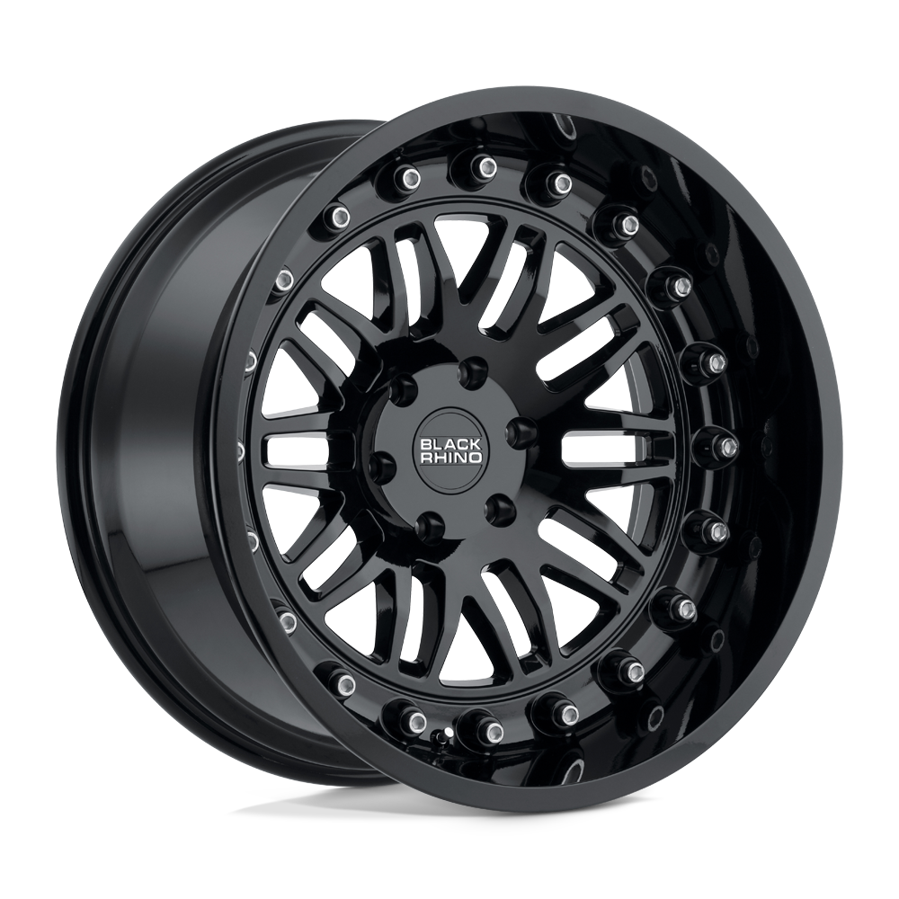 Black Rhino FURY 22X11.5 -44 5X127/5X5.0 GLOSS BLACK