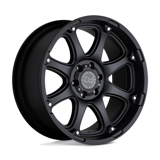 Black Rhino GLAMIS 20X12 -44 6X139.7/6X5.5 MATTE BLACK