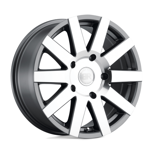 Black Rhino JOURNEY 17X7.5 45 5X160/5X160 GLOSS GUNMETAL W/ MIRROR-CUT FACE