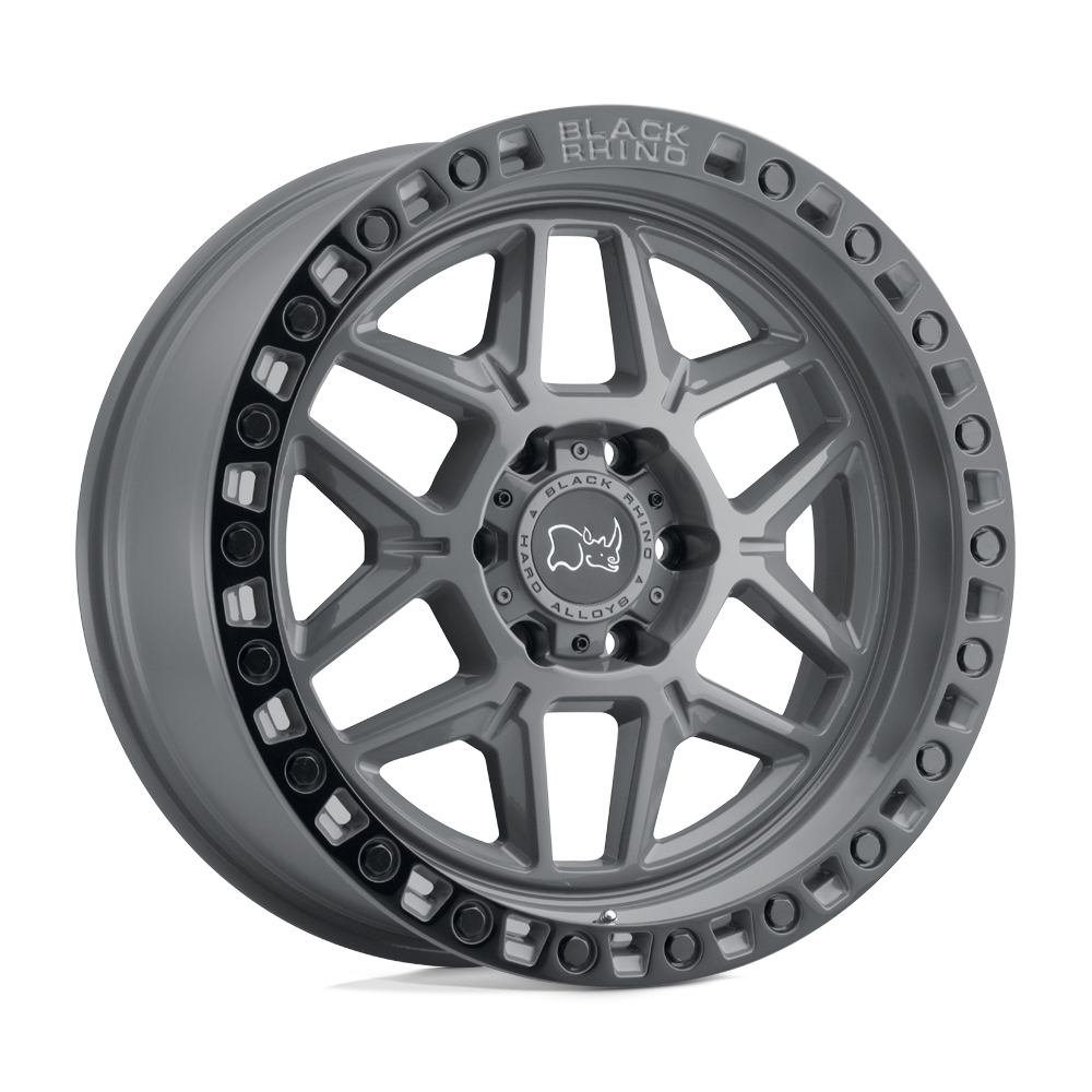 Black Rhino KELSO 17X9 -18 5X127/5X5.0 BATTLESHIP GRAY W/ BLACK RING